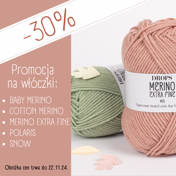 Aż 30% rabatu na wybrane włóczki Drops