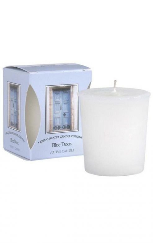 Mała świeczka zapachowa Votive Bridgewater Candle BLUE DOOR