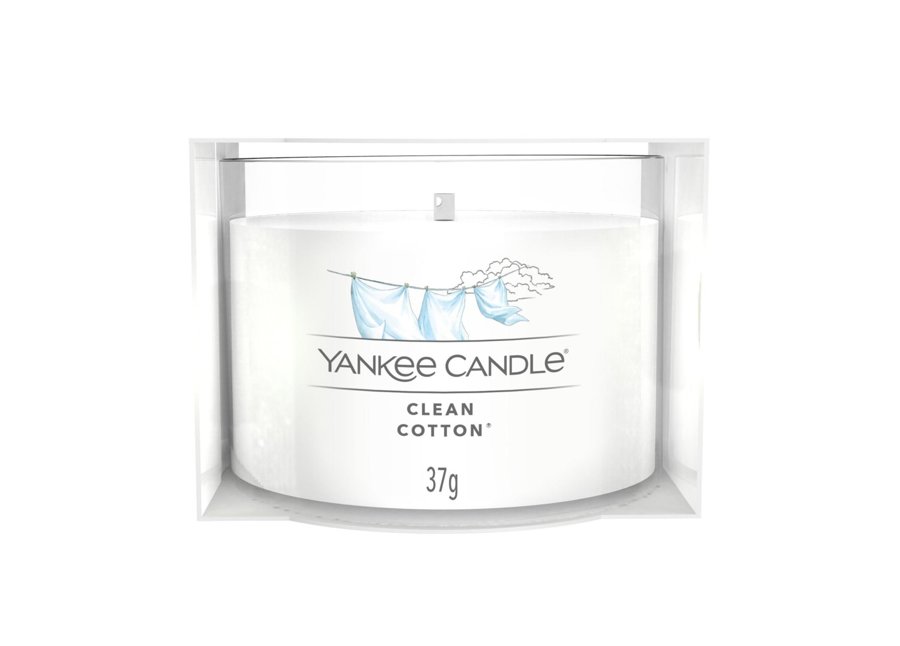 Mini świeczka zapachowa Yankee Candle CLEAN COTTON