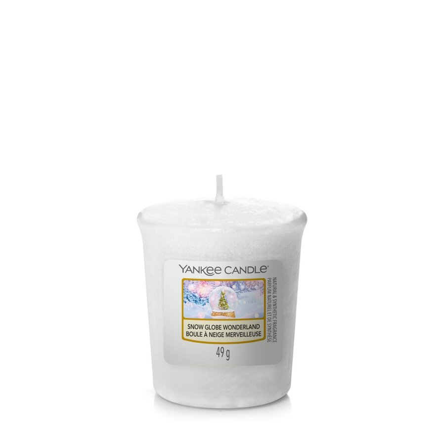 Mała świeczka zapachowa Votive Yankee Candle SNOW GLOBE WONDERLAND