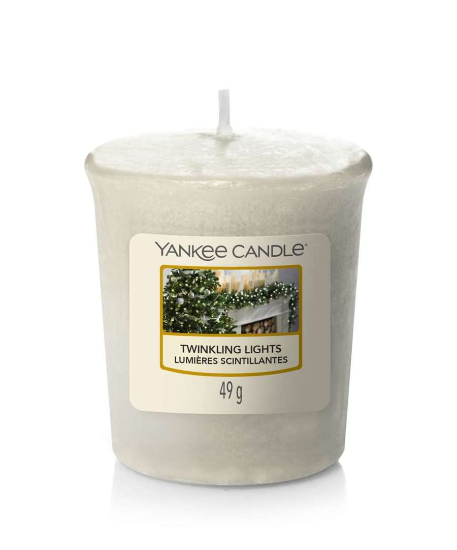 Mała świeczka zapachowa Votive Yankee Candle TWINKLING LIGHTS