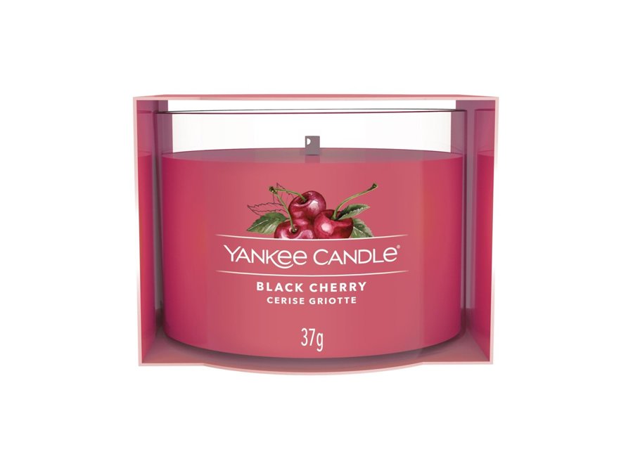 Mini świeczka zapachowa Yankee Candle BLACK CHERRY